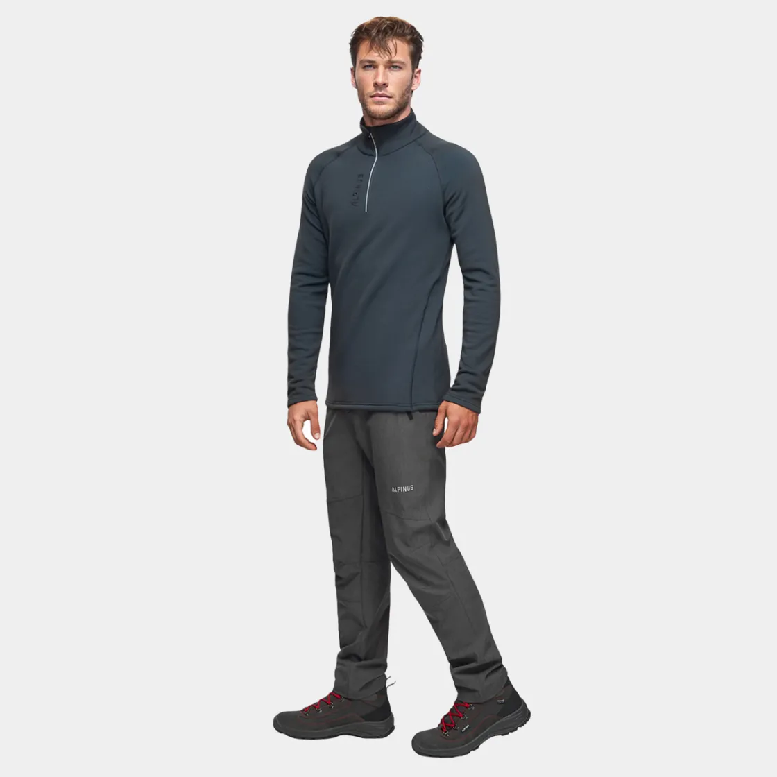 Bluza męska 1/3 zipper Tirol 220<Alpinus New