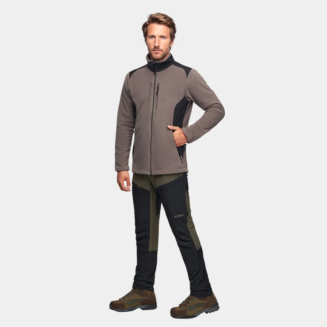 Bluza polarowa męska Caen II 100<Alpinus Discount