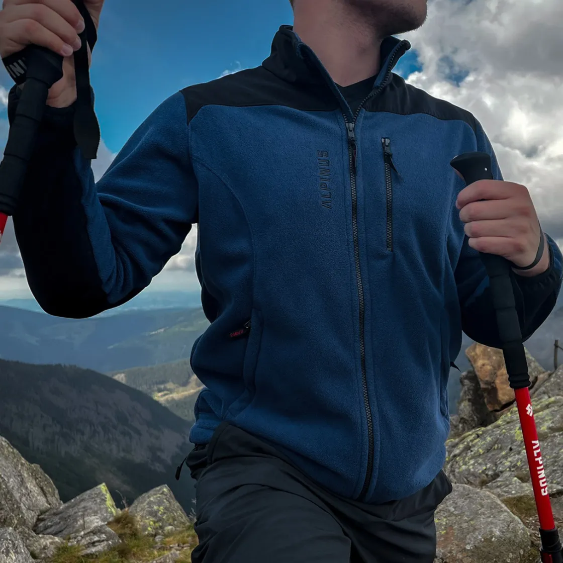 Bluza polarowa męska Caen 200<Alpinus Hot