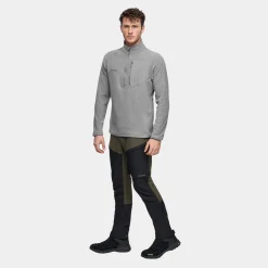 Bluza polarowa męska Kerkis 100 1/3 zipper<Alpinus Best