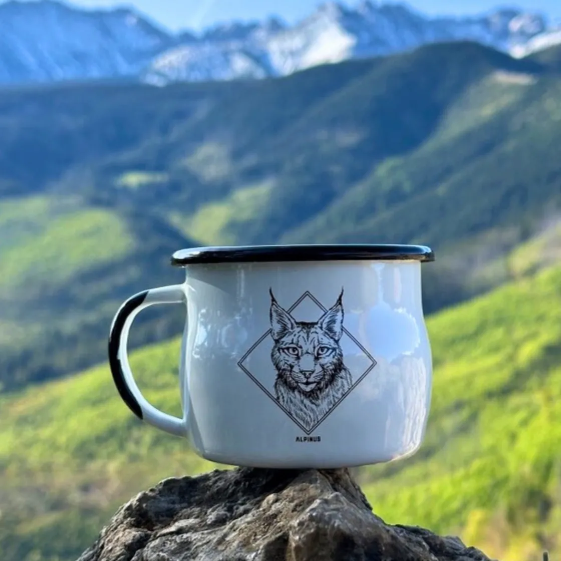 Kubek emaliowany Ryś 280 ml<Alpinus Discount