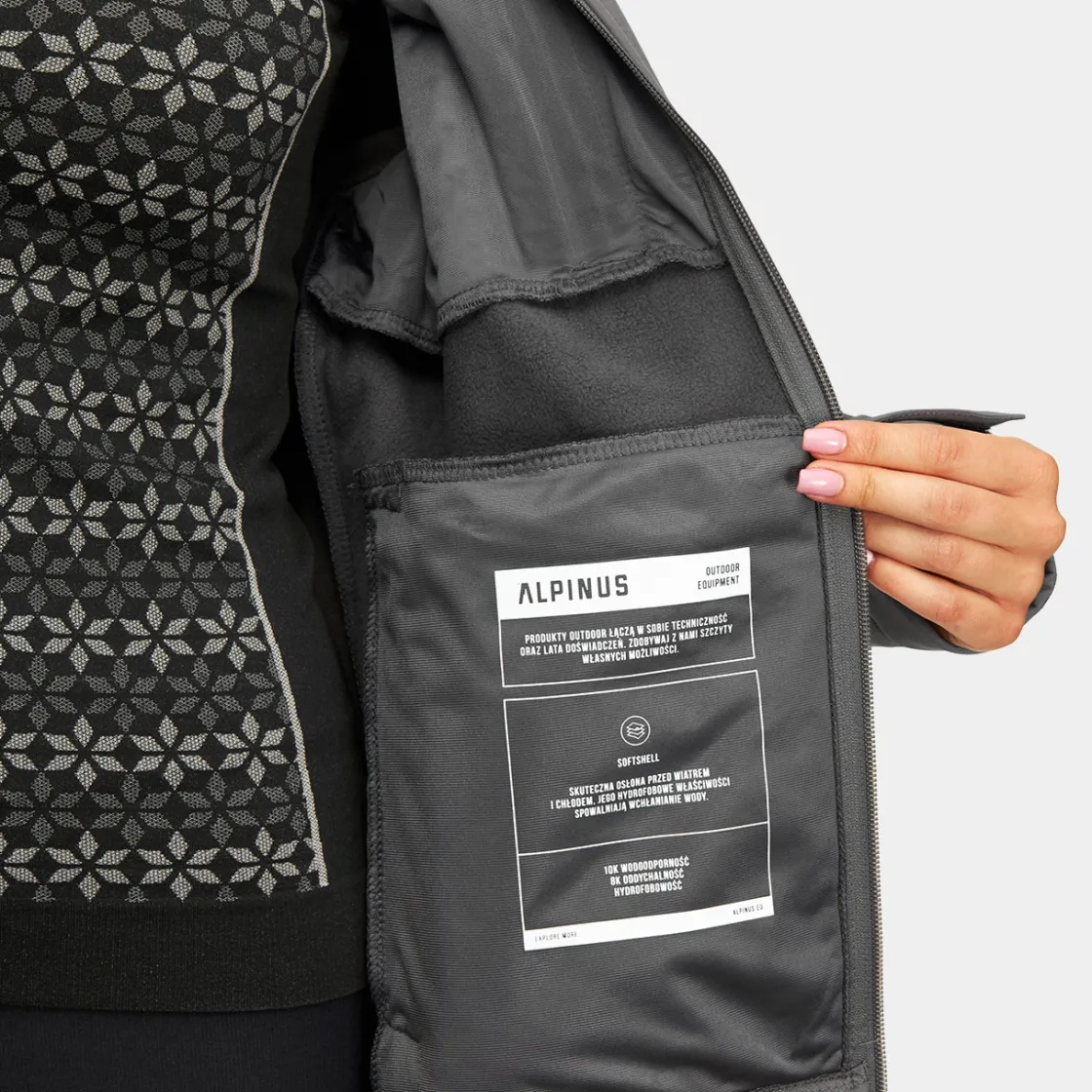Kurtka damska Softshell Bergamo<Alpinus