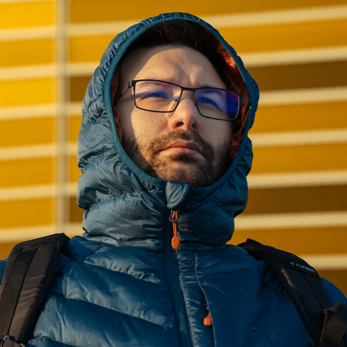 Kurtka męska puchowa Oronaye<Alpinus Discount