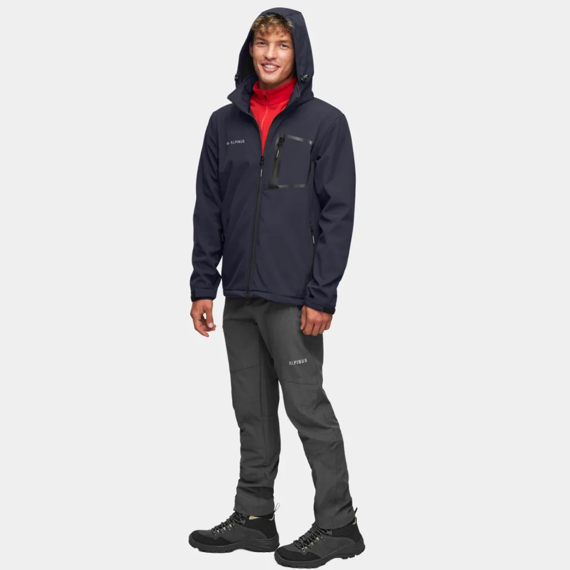 Kurtka męska Softshell Stenshuvud<Alpinus Clearance
